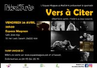 VERS À CITER - Association Med'Arts. Le vendredi 26 avril 2019 à Nice. Alpes-Maritimes.  20H30